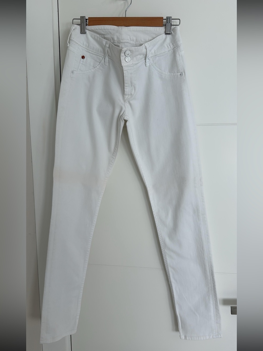 HUDSON White Denim Jeans